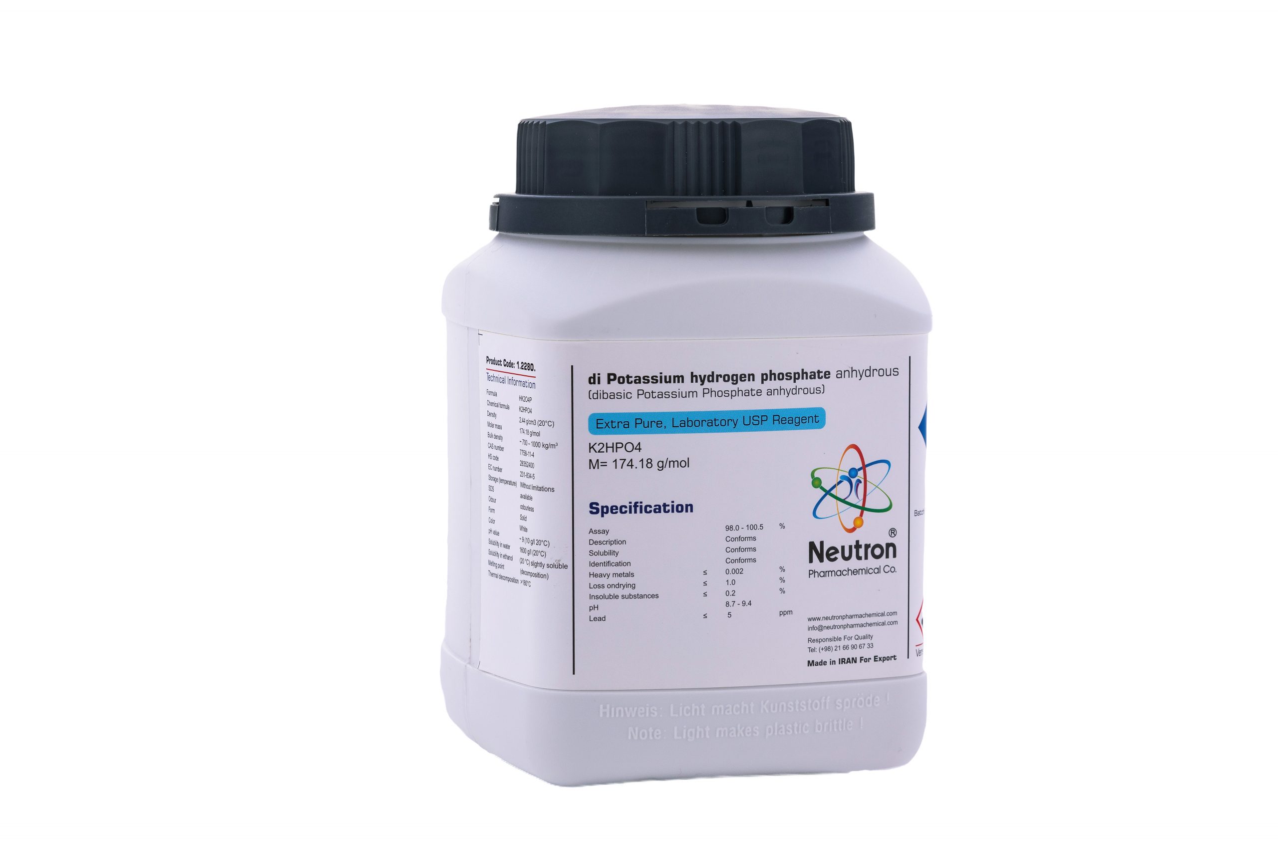 دی پتاسیم هیدروژن فسفات (Extra Pure) نوترون