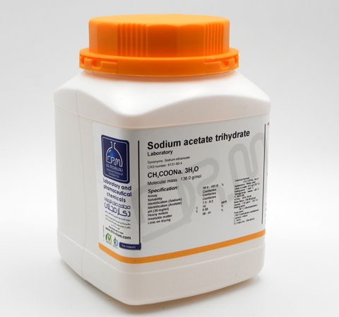 سدیم استات تری هیدرات Extra Pure دکتر مجللی